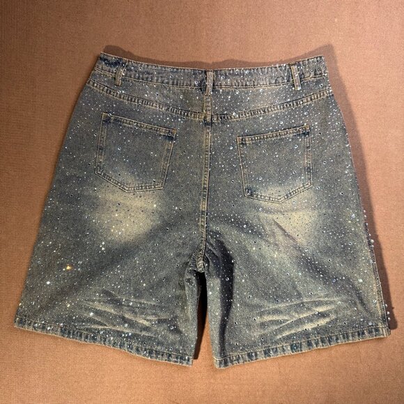 Vale Valley Forever Jorts "RAINSTORM" | Stone Wash | Size 36 - Picture 2 of 4